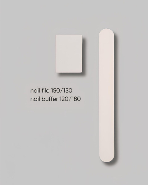 Dark Jednorazowy zestaw pilnik 150/150 oraz blok polerski 120/180 grit