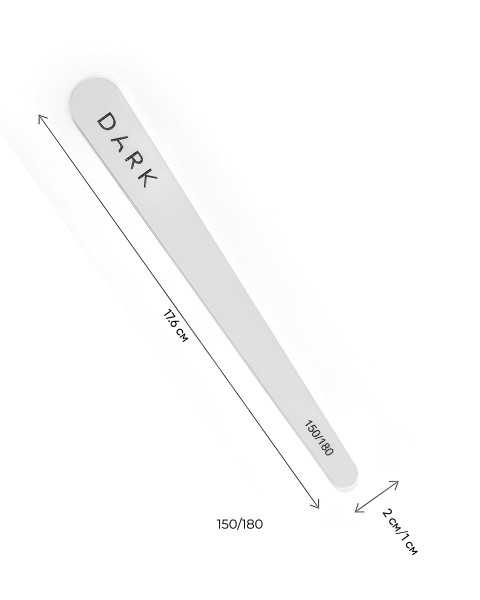 DARK Zestaw pilniczków - kropla, 10 szt. (150/180 grit)