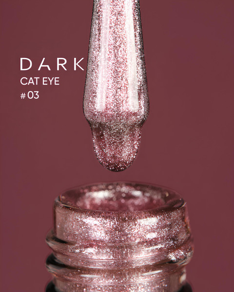 Żelowy lakier Dark Cat Eye 03, 10 ml