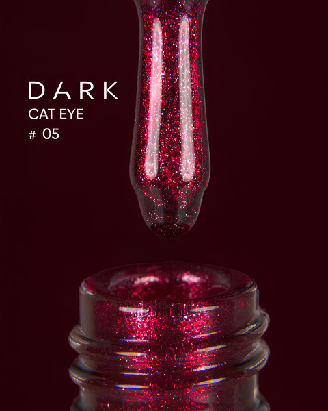 Lakier żelowy Dark Cat Eye 05, 10 ml
