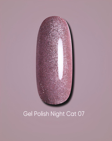 Lakier żelowy Dark Night Cat 07, 6 ml