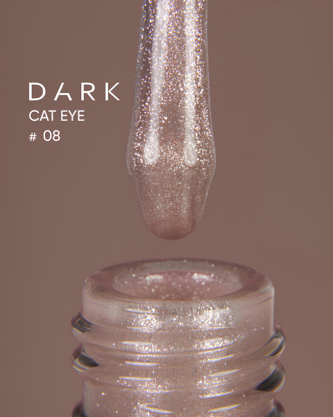 Dark żel do paznokci Cat Eye 08, 10 ml