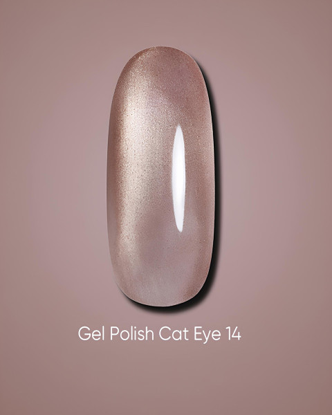Lakier żelowy Dark Cat Eye 14, 6 ml