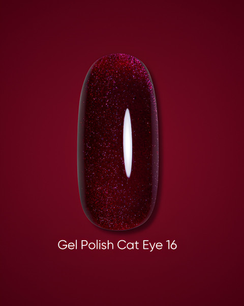 Lakier żelowy Dark Cat Eye 16, 6 ml