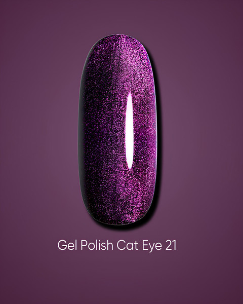 Dark lakier żelowy Cat Eye 21, 6 ml