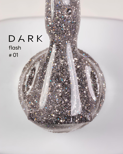 Dark Lakier żelowy Flash 01, 10 ml