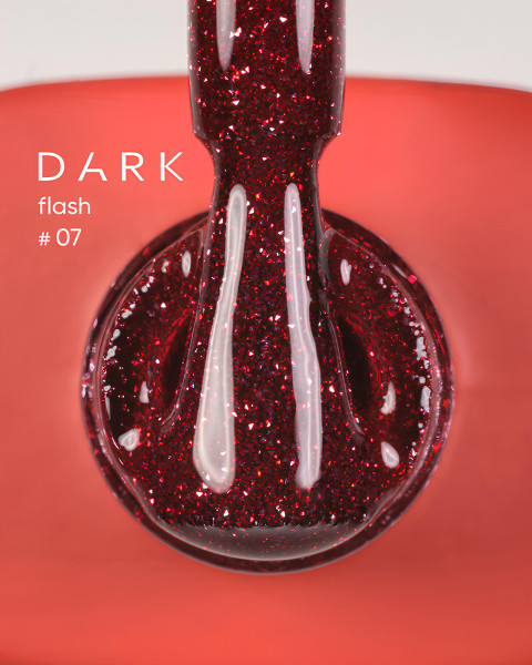 Dark Żelowy lakier do paznokci Flash 07, 10 ml