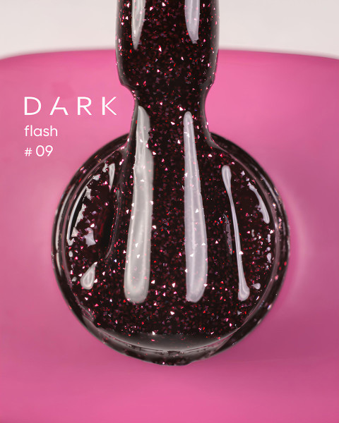 Dark Lakier żelowy Flash 09, 10 ml