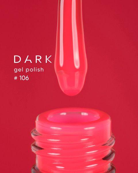 Lakier żelowy Dark 106, 10 ml