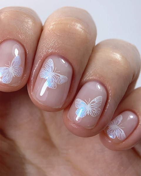 DARK Stamping Polish №02 biały STICKY, 10 ml