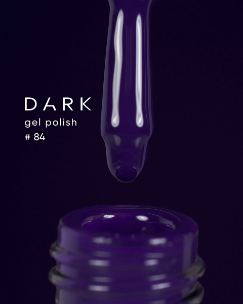 Dark gel polish 084, 6 ml