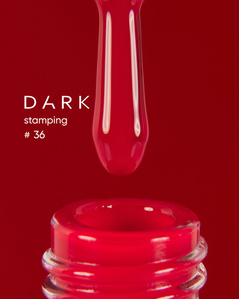 DARK Stamping polish №36 Ferrari, 10 ml