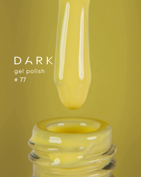 Dark gel polish 077, 10 ml