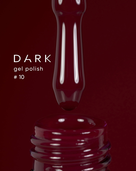 Dark gel polish 010, 10 ml
