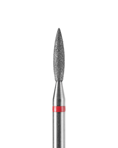 Frez DARK Ostre półpłomienie 2.3x10 mm (Czerwony)