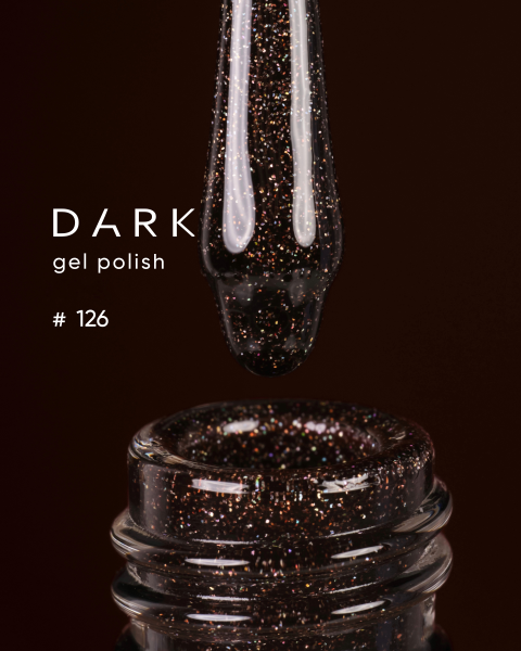 Dark gel polish 126, 6 ml