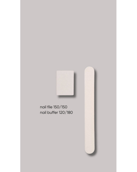 Dark Disposable set file 150/150 and buffer 120/180 grit (250 pcs)