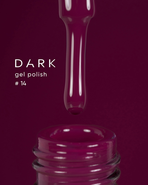 Dark gel polish 014, 6 ml