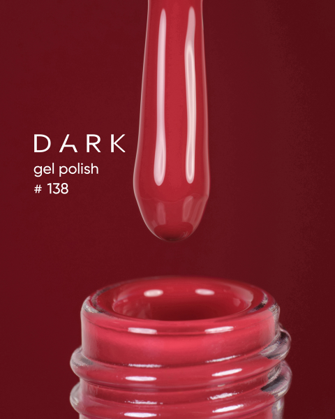 Dark gel polish 138, 10 ml