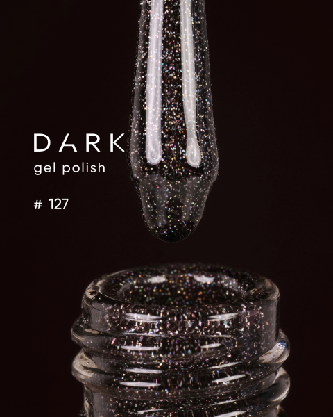 Dark gel polish 127, 10 ml