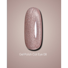 Dark żel do paznokci Cat Eye 08, 10 ml