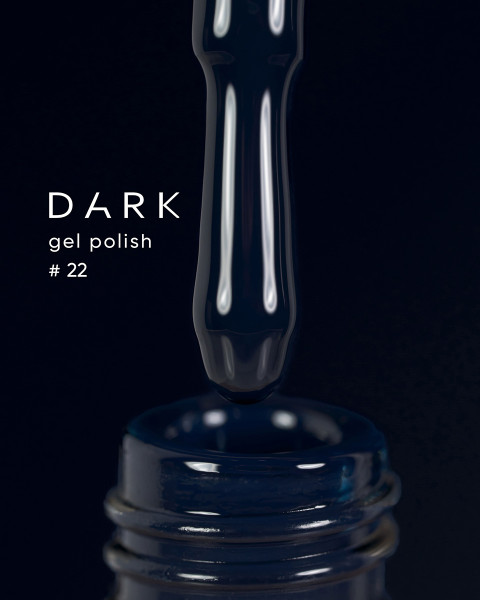 Dark gel polish 022, 6 ml
