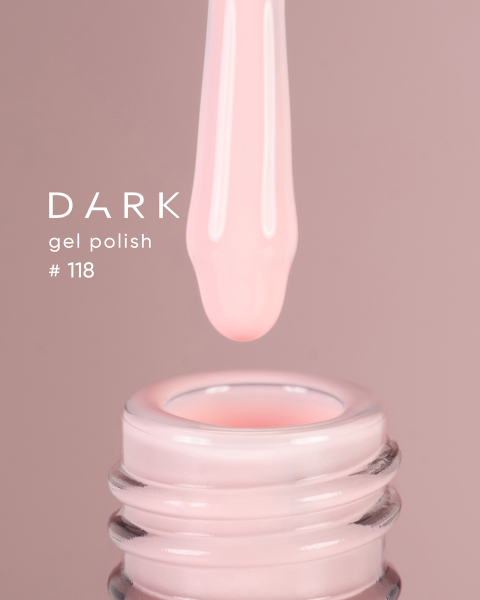 Dark gel polish 118, 10 ml