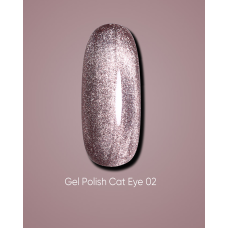 Lakier żelowy Dark Cat Eye 02, 10 ml