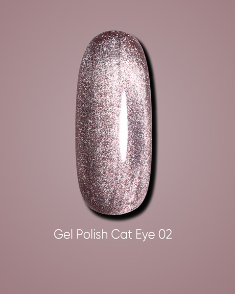 Lakier żelowy Dark Cat Eye 02, 10 ml