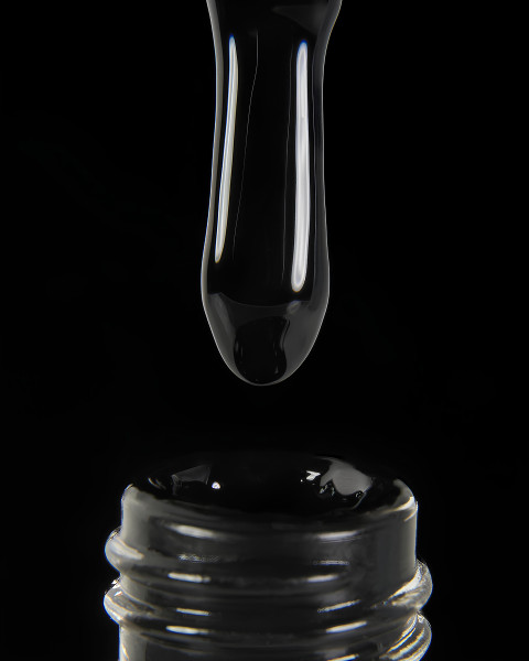 DARK Stamping Polish №01 black STICKY, 10 ml