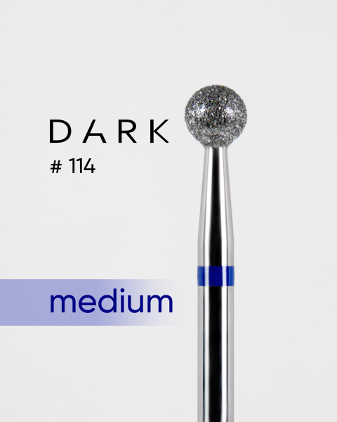 Wiertło diamentowe Dark nr 114 niebieska kula 040