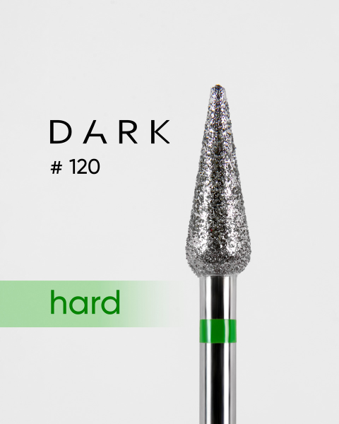 Frez diamentowy Dark №120 zielony pąk długi 042
