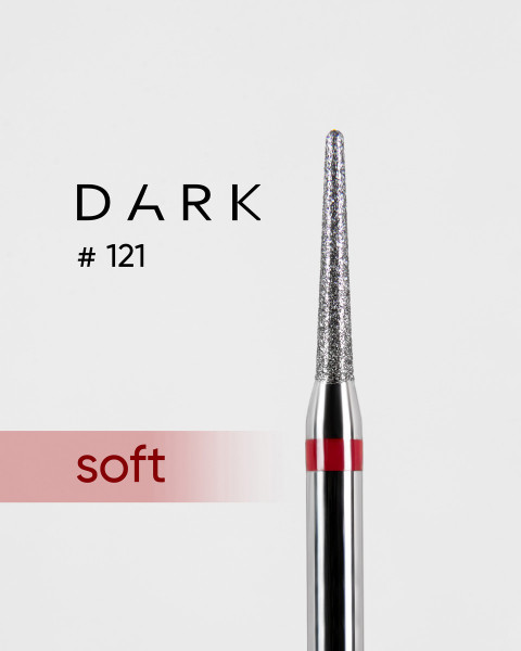 Diamentowy frez Dark №121 czerwona igła 016