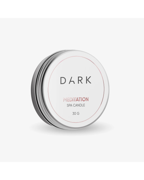 Dark spa candle MEDITATION, 30 g