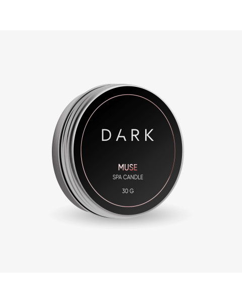 Dark spa candle MUSE, 30 g