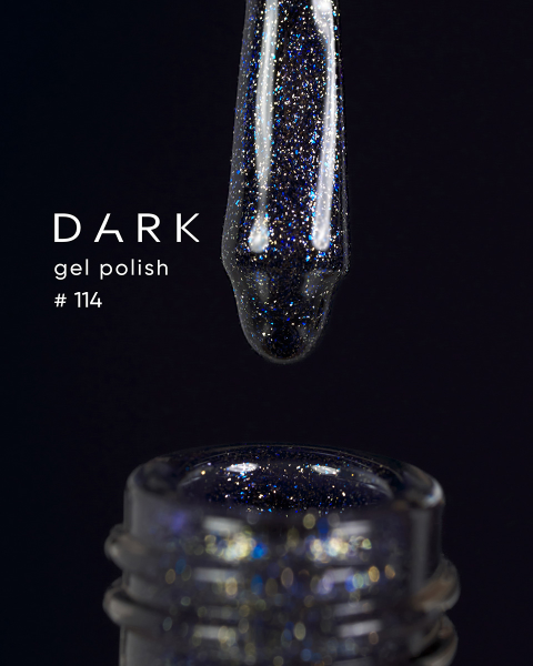 Lakier żelowy Dark 114, 10 ml