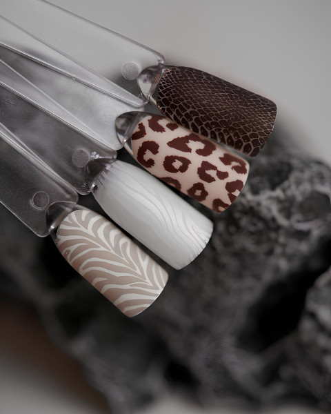 DARK Stamping Polish №44 biały perłowy, 10 ml