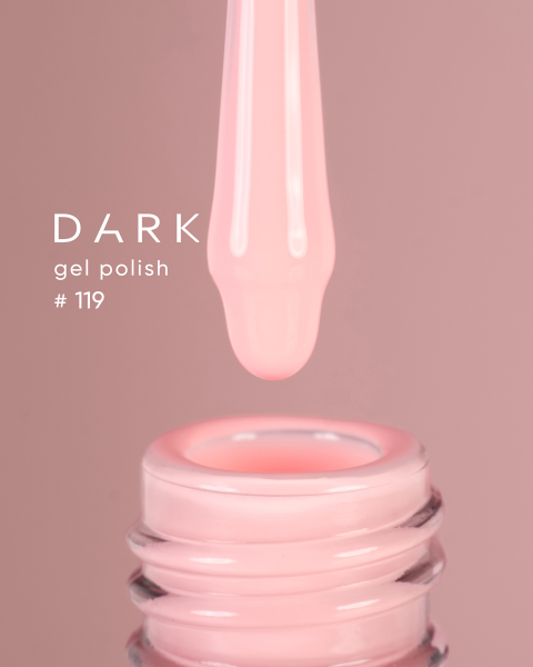 Dark gel polish 119, 10 ml