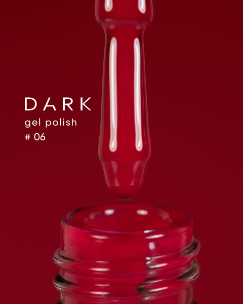 Dark żelowy lakier 006, 6 ml