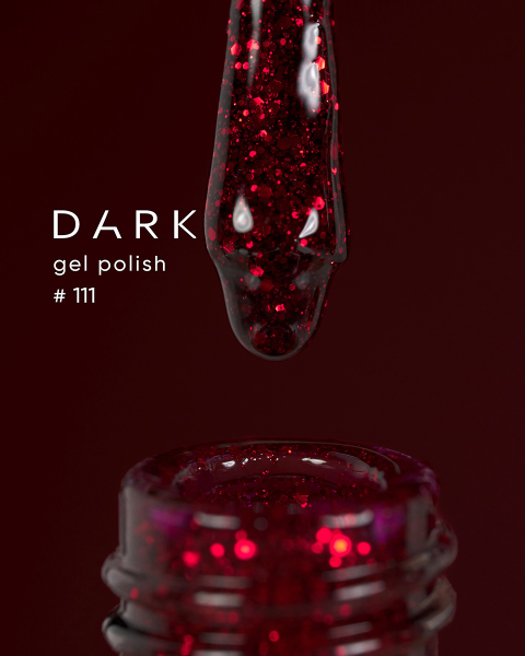 Lakier żelowy Dark 111, 6 ml