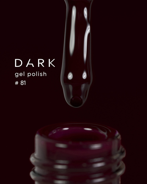 Gel polish Dark 081, 10 ml
