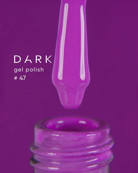 Dark żelowy lakier 047, 6 ml