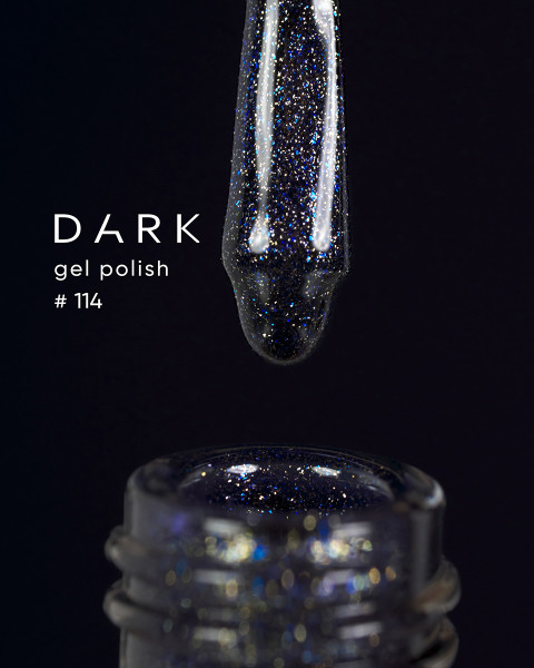 Dark gel polish 114, 6 ml