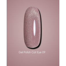 Dark gel polish Cat Eye 09, 10 ml