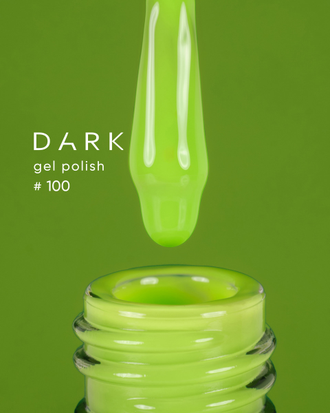 Dark żelowy lakier do paznokci 100, 6 ml