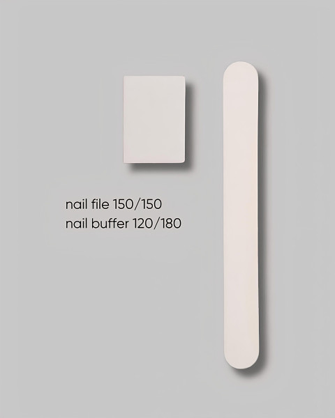 Dark Disposable set file 150/150 and buffer 120/180 grit