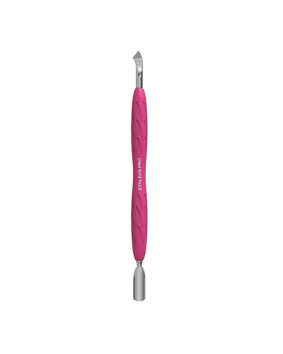 Nail pusher Staleks GUMMY with silicone handle UNIQ 10 TYPE 4.2 (rounded pusher/wing spatula) Nail pusher Staleks GUMMY with silicone handle UNIQ 10 TYPE 4.2 (rounded pusher/wing spatula)