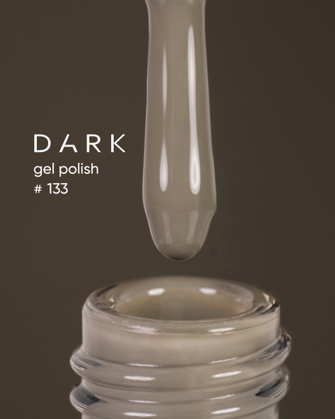 Dark gel polish 133, 6 ml