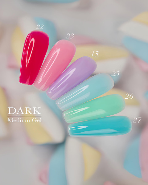 DARK Medium Gel №15, 15 мл (без пензлика)