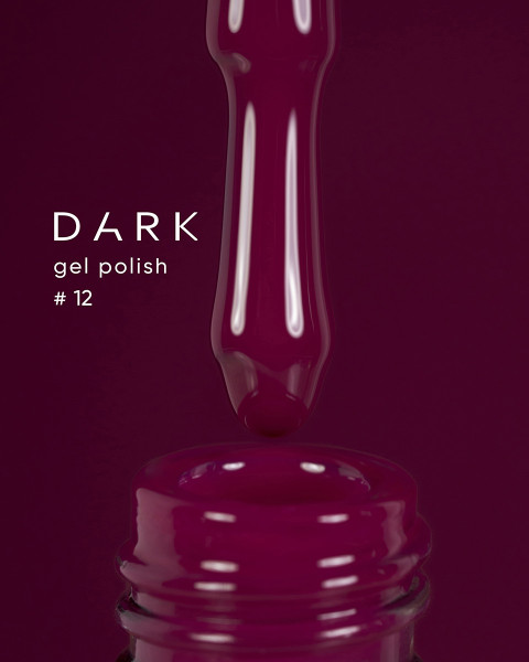 Dark gel polish 012, 10 ml